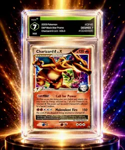 2009 POKEMON DIAMOND & PEARL BLACK STAR PROMO HOLO #DP45 CHARIZARD G LV.X - Image 1