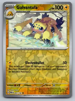 Galvantula 065/182 Common Paradox Rift Pokemon Reverse Holo Near Mint - Image 1