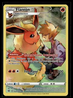 Pokemon TCG SWSH09: Brilliant Stars Trainer Gallery #TG01/TG30 Flareon - Image 1