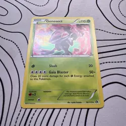 Pokemon TCG Mint condition Genesect 16/113 Legendary Treasures Holo rare LP - Image 2