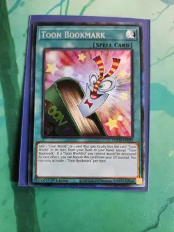 Yugioh Toon Bookmark TOCH-EN003 Collector Rare 1st Ed NM - Image 1