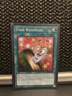 Yugioh Toon Bookmark TOCH-EN003 (Collectors Rare) 1st Edition N/M - Image 1