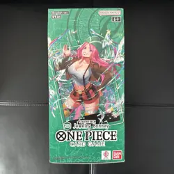 One Piece TCG Jewelry Bonney Green Starter Deck ST-24 CASE OP-11 BOOSTER PACK - Image 1