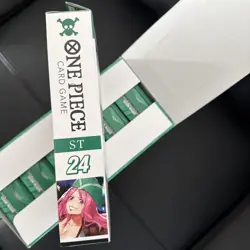 One Piece TCG Jewelry Bonney Green Starter Deck ST-24 CASE OP-11 BOOSTER PACK - Image 3