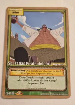 One Piece Karte ES-W26 So Ist Das Piratenleben - Image 1
