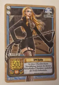 One Piece Karte TW-C14 Kalifa CP9 Kalifa - Image 1