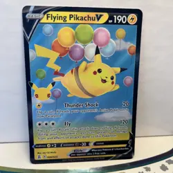 Flying Pikachu V 006/025 Holo V Rare Celebrations Pokemon Near Mint - Image 1