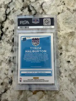 2020 PANINI DONRUSS OPTIC #162 TYRESE HALIBURTON CHOICE PSA 10 RC ROOKIE - Image 2