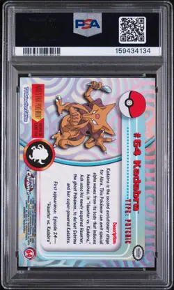 Topps 2000 Topps Chrome Pokemon T.V. Kadabra #64 Hologram PSA 10 - Image 2