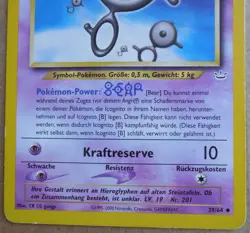 German Icognito (Unown [B]) 39/64 Uncommon Non-Holo Neo Revelation Set LP - Image 3