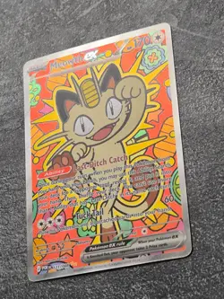 Meowth ex 121/088 Perfect Order Special Illustration Rare Pokemon EXC - Image 3