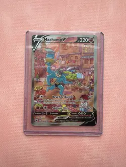 Machamp V 172/189 Astral Radiance Ultra Rare Holo Full Art NM English - Image 1