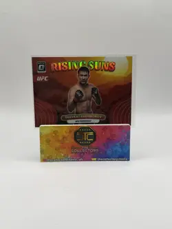 2023 Panini Donruss Optic UFC - Rising Suns Shavkat Rakhmonov #10 Red Prizm /99 - Image 1