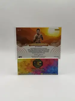 2023 Panini Donruss Optic UFC - Rising Suns Shavkat Rakhmonov #10 Red Prizm /99 - Image 2