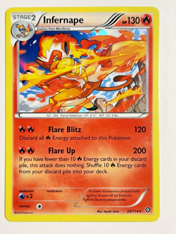 Infernape XY 20/114 - Steam Siege Rare Holo Pokemon Card - Image 1