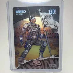 Battle Arena Maverick First Edition Rookie Holo Card CBF-596 - Image 1