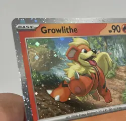 Growlithe Swirl 🌀 Promo Holo SV: Scarlet & Violet Promo Cards 024 NM Pokemon - Image 2