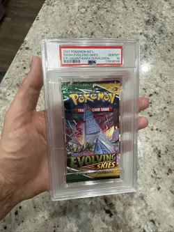 PSA 10 Pokemon Evolving Skies Booster Pack Duraludon Artwork Sealed 2021 - Image 1