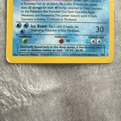 Dark Gyarados ⭐ 8/82 Prerelease Stamped Holo Rare Team Rocket 2000 Pokemon NM - Image 2