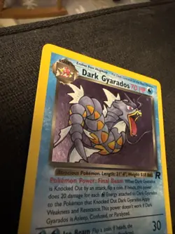 Dark Gyarados Holo Rare 8/82 Team Rocket Pokemon TCG - Image 2