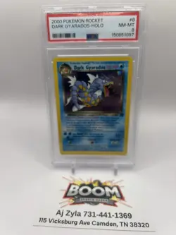 Pokemon TCG - Dark Gyarados 8/82 Team Rocket Holo Rare - PSA 8 NM/MT - Image 1