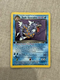 Dark Gyarados - 8/82 - 1st Edition Holo Rare Pokemon Card - Team Rocket - Image 1