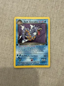 Dark Gyarados - 8/82 - 1st Edition Holo Rare Pokemon Card - Team Rocket - Image 2