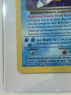 Prerelease Dark Gyarados Team Rocket Holo Rare 8/82 Pokemon Card WOTC - Image 3