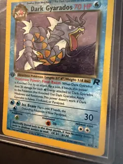 Pokemon Dark Gyarados 8/82 Team Rocket Holo Rare 1st Edition 70 HP English - Image 3