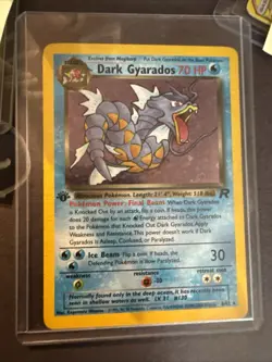 Pokemon Dark Gyarados 8/82 Team Rocket Holo Rare 1st Edition 70 HP English - Image 4