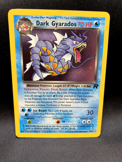 Pokemon TCG | Dark Gyarados | 8/82 | Team Rocket | Unlimited Ed. | Holo Rare - Image 1