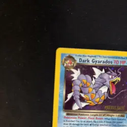 Pokemon Dark Gyarados 8/82 Team Rocket Prerelease Holo Rare 2000 4 - Image 5