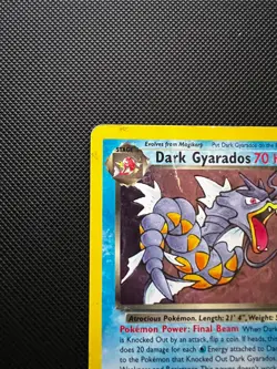 Pokemon Dark Gyarados 8/82 Holo Rare Unlimited Team Rocket - Image 5