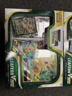Pokemon TCG Leafeon v Star Special Collection Box New Sealed X2 ✅📦🏠 - Image 2
