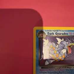 Rare Pokemon TCG Dark Gyarados Holo Card 8/82 WOTC Team Rocket LP - Image 4
