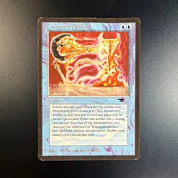 Wizards of the Coast MTG Transmute Artifact Antiquities Rare Reg EN Blue - Image 1