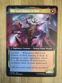 MTG - 1x The Emperor of Palamecia - Extended Art Final Fantasy NM - Image 2