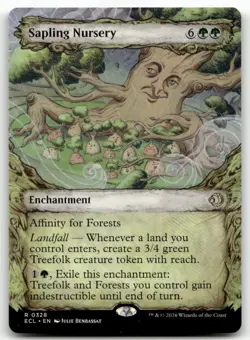 Sapling Nursery (Showcase) MTG Lorwyn Eclipsed 328 R NM - Image 1