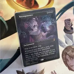 Necropotence Anime Art Confetti Foil MTG Enchanting Tales M 0094 - Image 1
