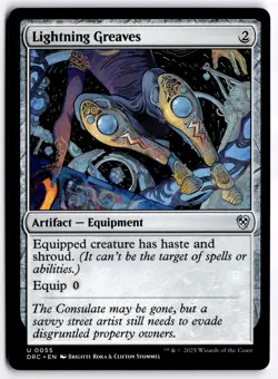 Lightning Greaves NM DRC Commander: Aetherdrift MTG - Image 1