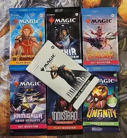 6 Random Sealed Booster Packs (Play/Set/Draft) + 1 Guaranteed Beyond Booster MTG - Image 1