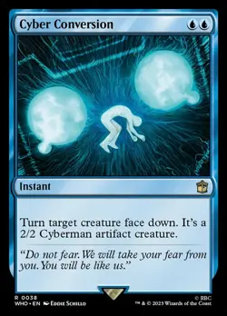 Mint/Near-Mint, English - 1 x MTG Cyber Conversion Universes Beyond: Doctor Who - Image 1