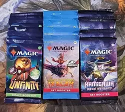 18 Random Sealed Booster Pack Bundles (Play/Set/Draft) Magic MTG - Image 2