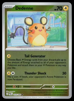 Dedenne C Reverse Perfect Order ME03 029/088 Pokemon NM 2026 - Image 1