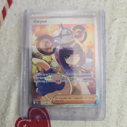 Gwynn 119/084 Pitch Black Full Art Pokemon TCG Card Secret Illustration Rare SIR - Image 1