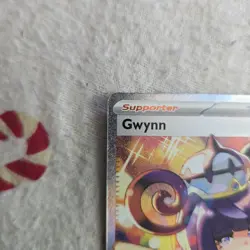 Gwynn 119/084 Pitch Black Full Art Pokemon TCG Card Secret Illustration Rare SIR - Image 4