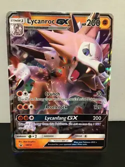 Lycanroc GX SM14 Holo Pokemon Black Star Promo - Image 1
