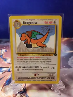 DRAGONITE 1999 Pokemon TCG 1st Movie Black Star Promo #5 - MP - Image 1