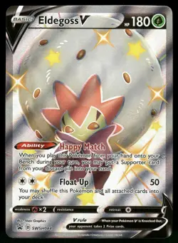 Eldegoss V SWSH084 Holo Promo Sword & Shield Promo Pokemon NM - Image 1