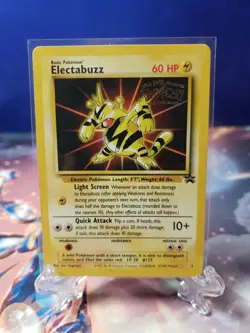 Electabuzz - Stamped 1999 WOTC Pokemon Movie Black Star Promo #2 LP - Image 1